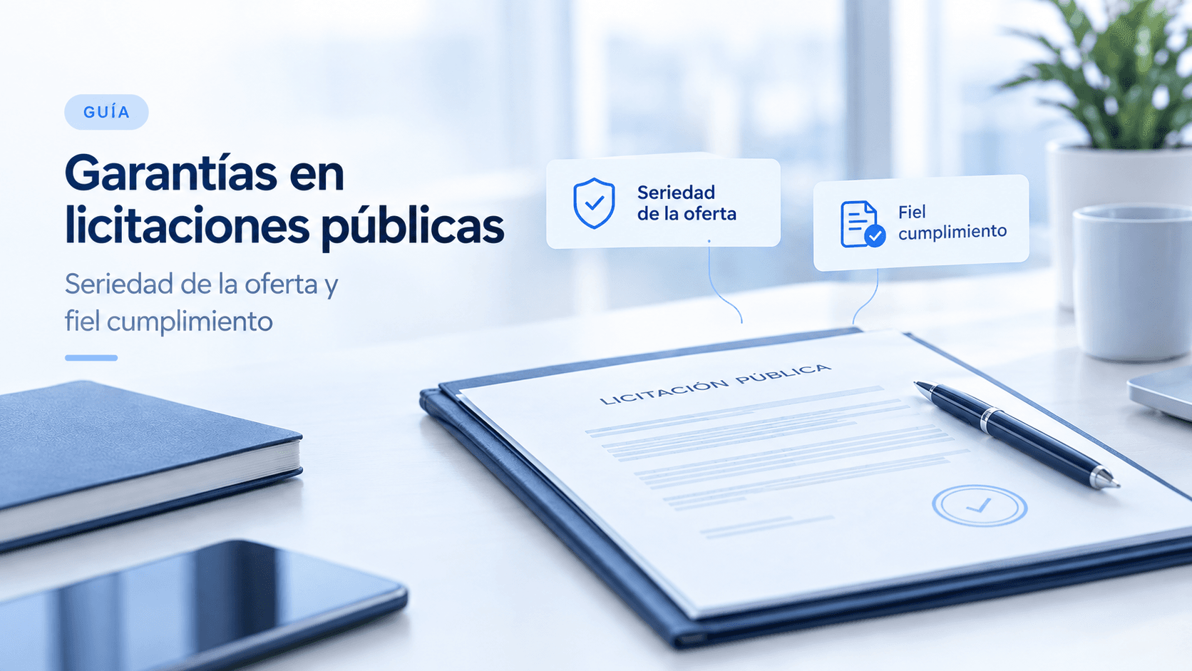 Garantías en licitaciones públicas 2026: seriedad de la oferta y fiel cumplimiento