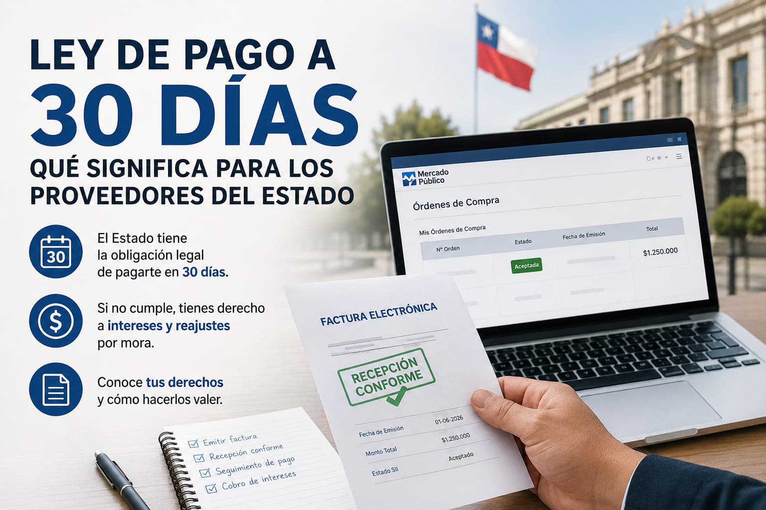 Ley de Pago a 30 Días: qué significa para los proveedores del Estado