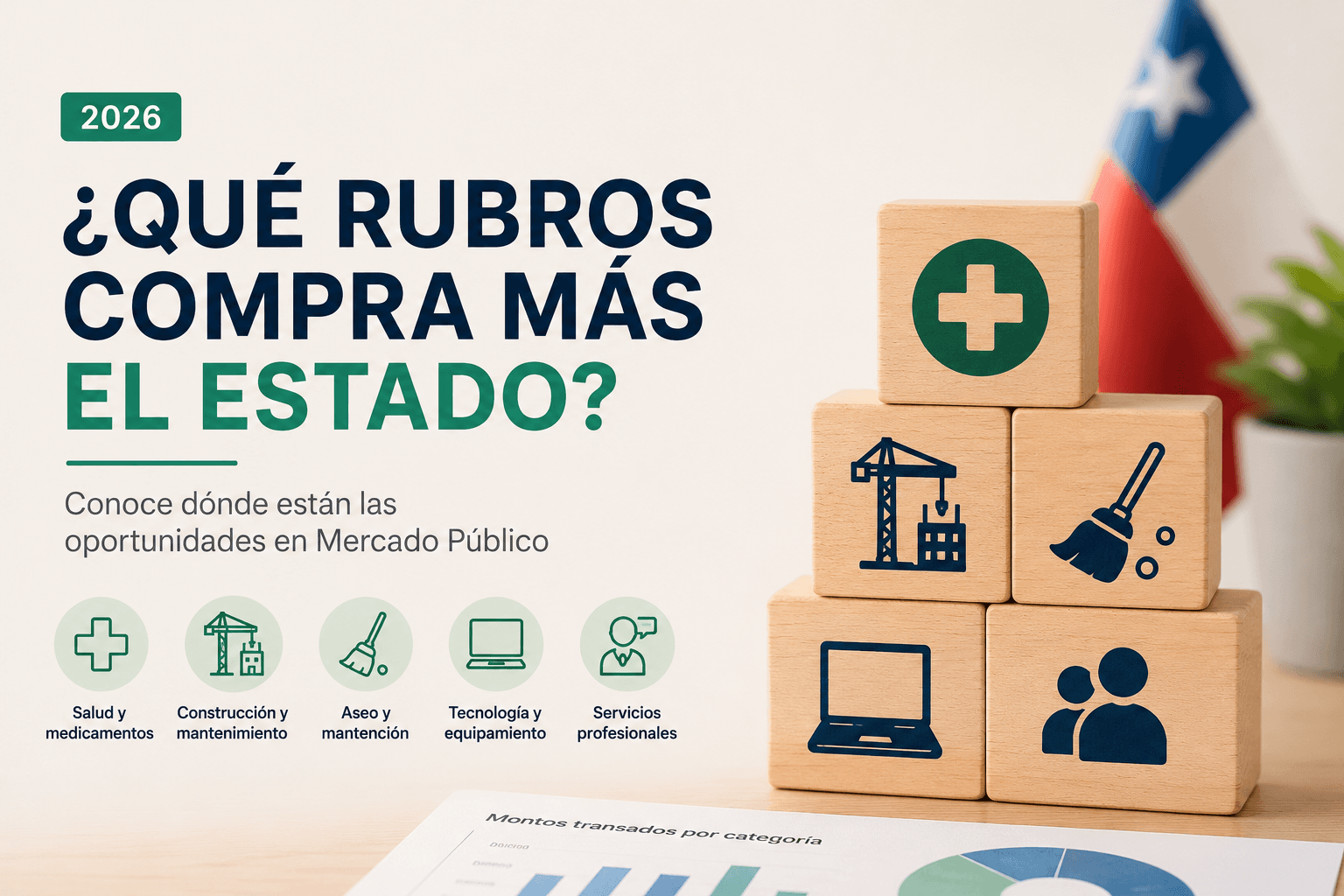 Qué rubros compra más el Estado en Mercado Público (2026)